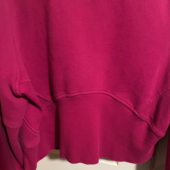 Lululemon Scuba Oversized Funnel Neck Half-zip. Hot pink, size XS/S. - Picture 7 of 11